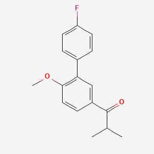 1-(4'-Fluoro-6-methoxy[1,1'-biphenyl]-3-yl)-2-methyl-1-propanone