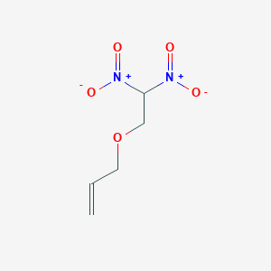 molecular formula C5H8N2O5 B8346421 Allyl 2,2-dinitroethyl ether 
