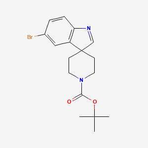 molecular formula C17H21BrN2O2 B8346428 Tert-butyl 5-bromospiro[indole-3,4'-piperidine]-1'-carboxylate 