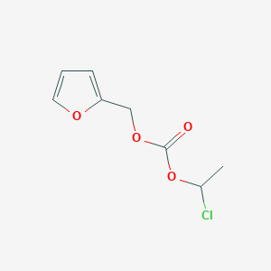 molecular formula C8H9ClO4 B8346443 alpha-Chloroethyl furfuryl carbonate 
