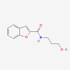 N-(3-hydroxypropyl)-1-benzofuran-2-carboxamide