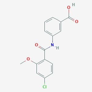 3-{(4-Chloro-2-methoxybenzoyl)amino}benzoic acid
