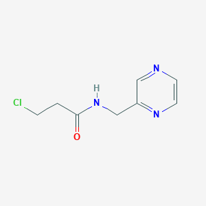 N-(2-pyrazinylmethyl)-3-chloropropionamide
