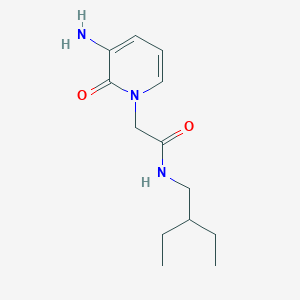 2-(3-Amino-2-oxopyridin-1(2H)-yl)-N-(2-ethylbutyl)acetamide