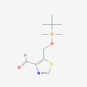 5-t-Butyldimethylsilyloxymethyl-4-formylthiazole
