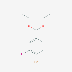 1-Bromo-4-(diethoxymethyl)-2-fluorobenzene