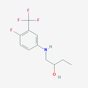 1-(3-Trifluoromethyl-4-fluorophenylamino)-2-butanol