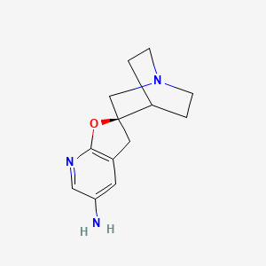 molecular formula C13H17N3O B8346966 A7 Nicotinic receptor agonist-1 