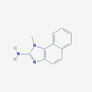 molecular formula C12H11N3 B008347 1-Methylbenzo[e]benzimidazol-2-amine CAS No. 102408-30-0