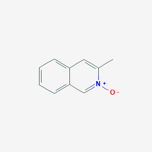 molecular formula C10H9NO B083477 3-Methylisoquinoline N-oxide CAS No. 14548-00-6