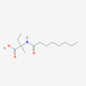 molecular formula C13H25NO3 B8348195 2-(2-Ethyl)-octanoylamino-propionic acid 
