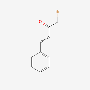 molecular formula C10H9BrO B8348228 Bromomethyl styryl ketone 