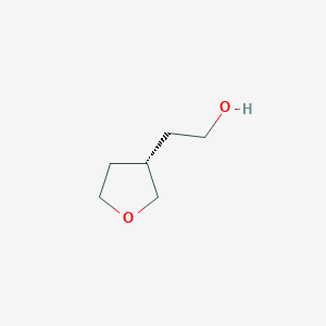molecular formula C6H12O2 B8348487 2-[(3S)-oxolan-3-yl]ethan-1-ol 