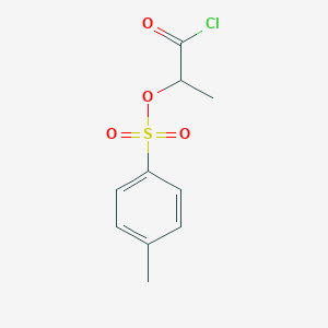 molecular formula C10H11ClO4S B8348610 Tosyloxy-propionic acid chloride 