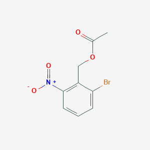 molecular formula C9H8BrNO4 B8348845 2-Bromo-6-nitrobenzyl Acetate 