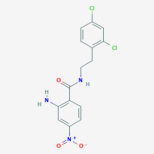 2-Amino-N-[2-(2,4-dichlorophenyl)ethyl]-4-nitrobenzamide