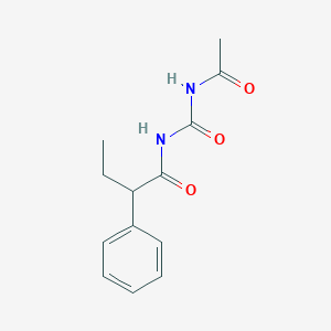 molecular formula C13H16N2O3 B083489 Acetylpheneturide CAS No. 13402-08-9