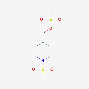 4-(Methanesulphonyloxymethyl)-1-methanesulphonylpiperidine