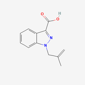 1-(2-Methylallyl)indazole-3-carboxylic acid