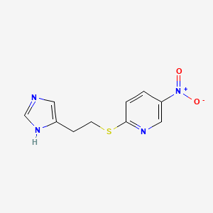 2-{2-[1H-Imidazol-4-yl]ethylthio}-5-nitropyridine