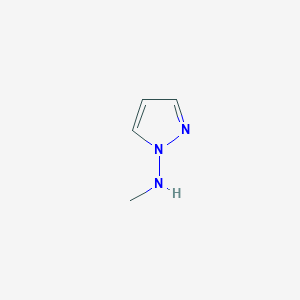 molecular formula C4H7N3 B8349041 N-methylaminopyrazole 