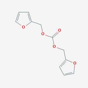 molecular formula C11H10O5 B8349058 Difurfuryl carbonate 