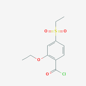 4-Ethanesulfonyl-2-ethoxy-benzoyl chloride