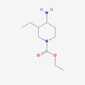 4-Amino-1-carbethoxy-3-ethylpiperidine