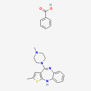 molecular formula C24H26N4O2S B8349134 Olanzapine benzoate CAS No. 861390-70-7