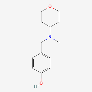 N-methyl-N-(tetrahydropyran-4-yl)-4-hydroxybenzylamine