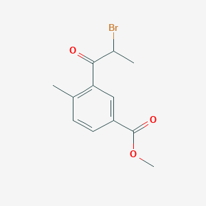 Methyl 3-(2-bromopropanoyl)-4-methylbenzoate