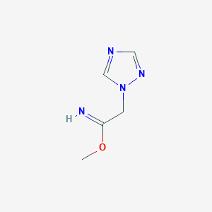 1-Imino-2-(1,2,4-triazol-1-yl)ethyl Methyl Ether