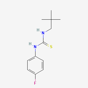 1-(4-Fluoro-phenyl)-3-(2,2-dimethylpropyl)-thiourea