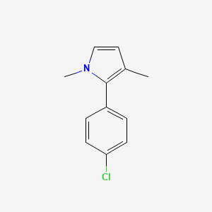 2-(4-chlorophenyl)-1,3-dimethyl-1H-pyrrole