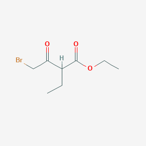 molecular formula C8H13BrO3 B8349487 Ethyl 4-bromo-2-ethyl-3-oxobutanoate 