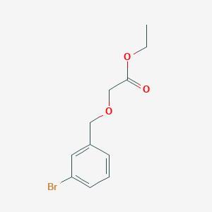 molecular formula C11H13BrO3 B8349895 Ethyl 3-bromobenzyloxyacetate 