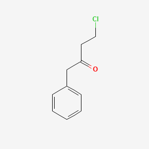 molecular formula C10H11ClO B8349919 4-Chloro-1-phenylbutanone 