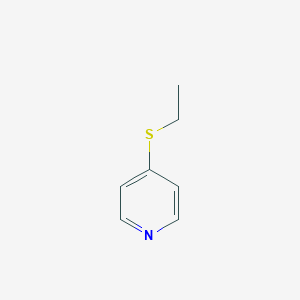 molecular formula C7H9NS B083503 4-(乙硫基)吡啶 CAS No. 13669-34-6
