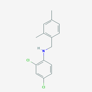 molecular formula C15H15Cl2N B8350413 N-(2,4-dimethylbenzyl)-2,4-dichloroaniline 
