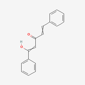 molecular formula C17H14O2 B8350450 Hydroxyl 1,5-diphenyl-penta-1,4-dien-3-one 