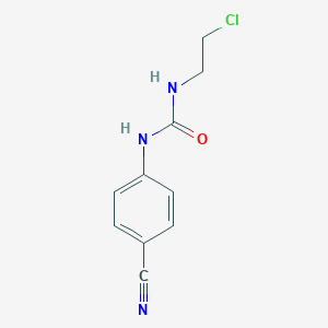 molecular formula C10H10ClN3O B083507 N-(2-氯乙基)-N'-(4-氰基苯基)脲 CAS No. 13908-43-5