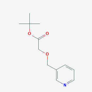 molecular formula C12H17NO3 B8350705 Tert-butyl (3-pyridylmethoxy)acetate CAS No. 166739-14-6