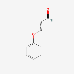 molecular formula C9H8O2 B8350732 3-Phenoxyprop-2-enal CAS No. 2862-47-7
