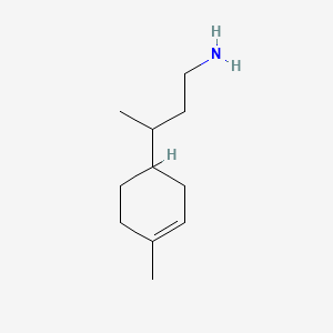 molecular formula C11H21N B8351299 gamma,4-Dimethylcyclohexene-1-propan-1-amine CAS No. 85099-36-1