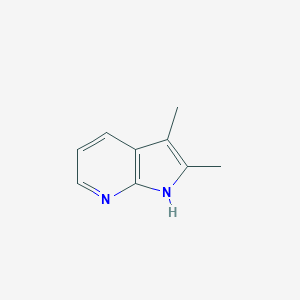molecular formula C9H10N2 B083513 2,3-Dimethyl-1H-pyrrolo[2,3-b]pyridine CAS No. 10299-69-1