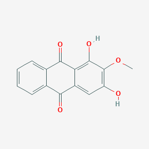 molecular formula C15H10O5 B083515 1,3-二羟基-2-甲氧基蒽醌-9,10-二酮 CAS No. 10383-63-8
