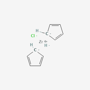 molecular formula C10H11ClZr B8351516 Zirconocene hydrochloride 