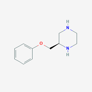 molecular formula C11H16N2O B8351771 (R)-2-(Phenoxymethyl)piperazine 