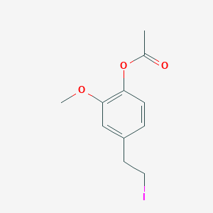 4-(2-Iodoethyl)-2-methoxyphenyl acetate