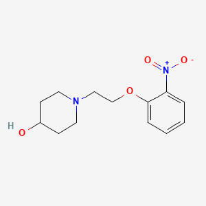 4-Hydroxy-1-[2-(2-nitrophenoxy)ethyl]piperidine